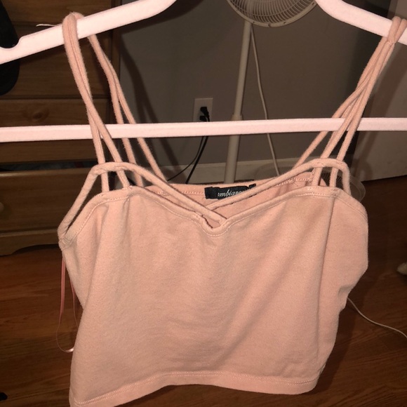 Tops - A pink crop top